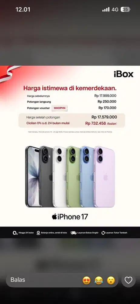 cicilan 0% tanpa kartu kredit