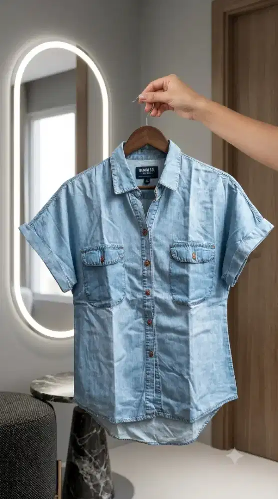 MURAH Kemeja denim wanita