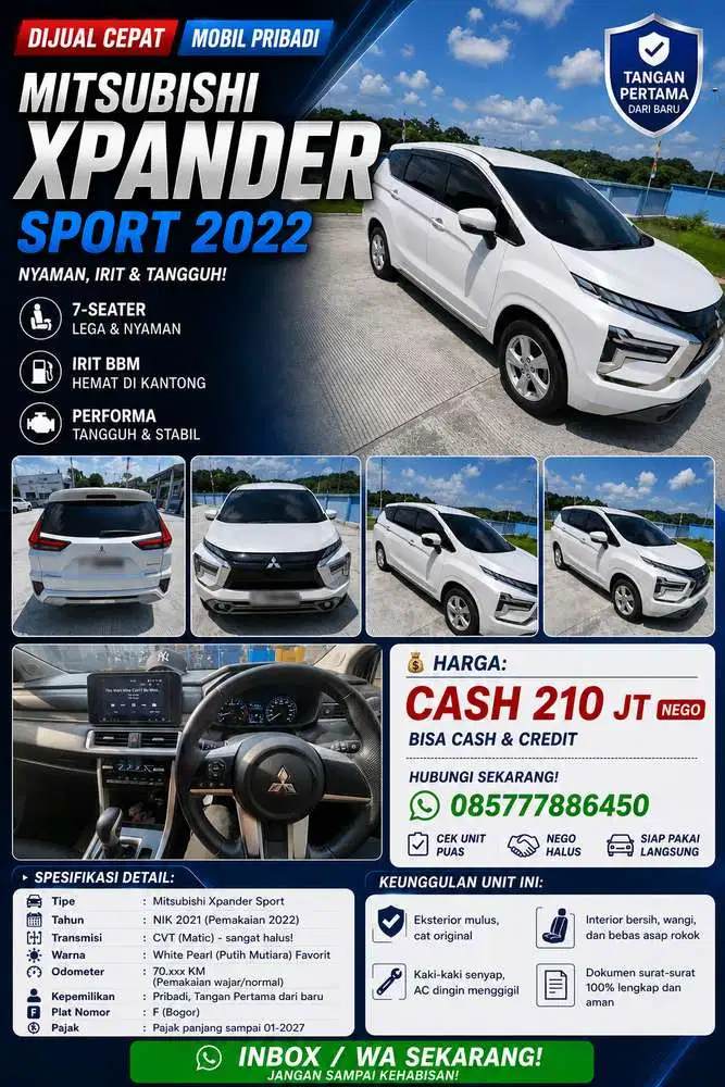 Mitsubishi Xpander 2022 Bensin
