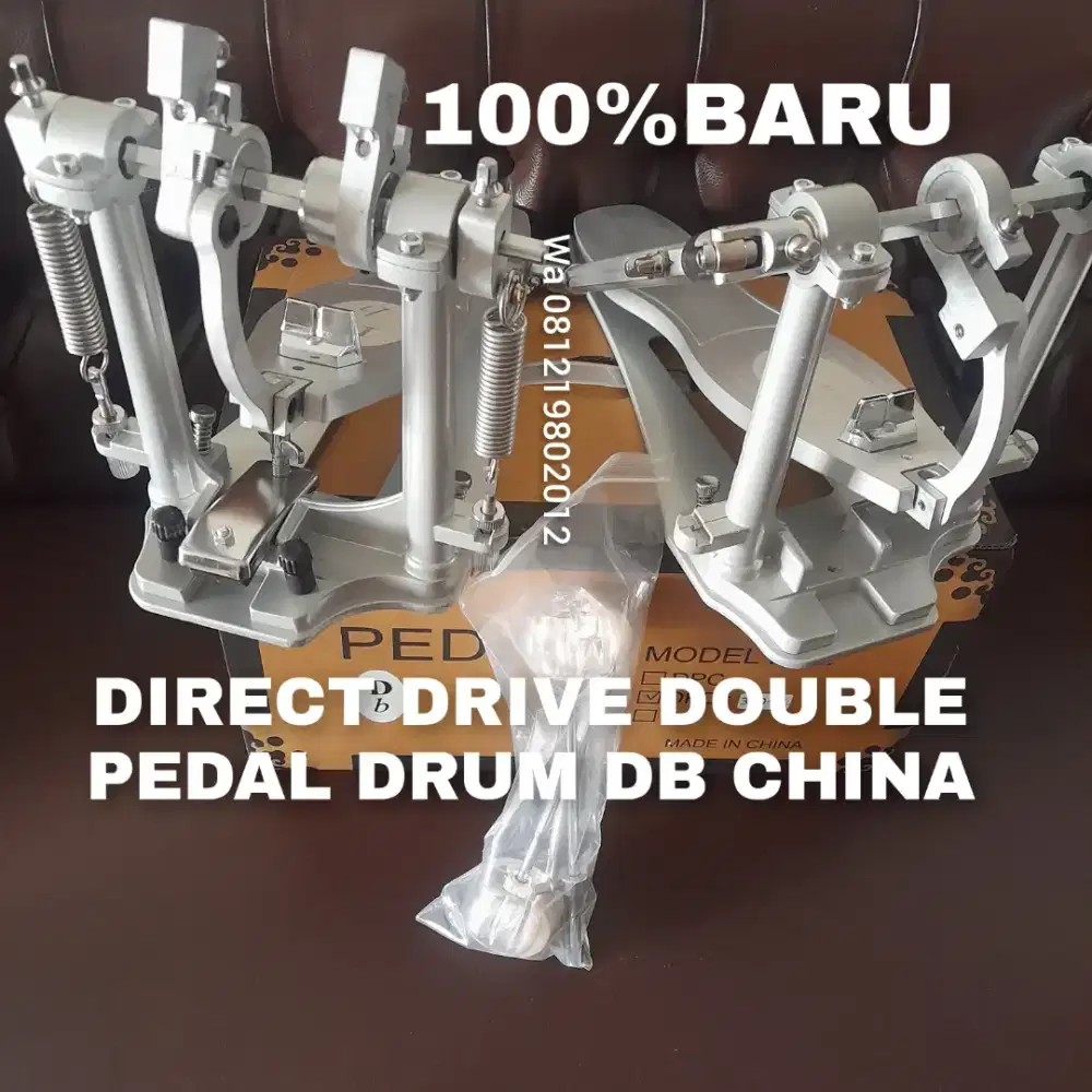 100%Br DIRECT DRIVE DOUBLE PEDAL.DRUM CINA