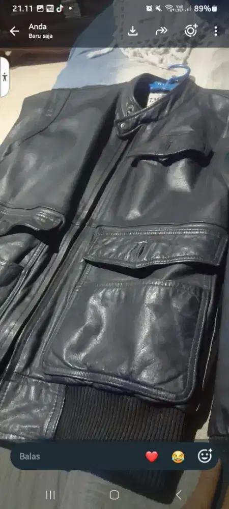 Jaket kulit domba
