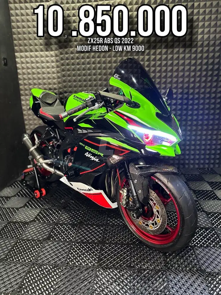 ZX25R OR ZX 25 R ABS QS 2022 SE KRT MODIF HEDON LOW KM 9XXX RAWATAN