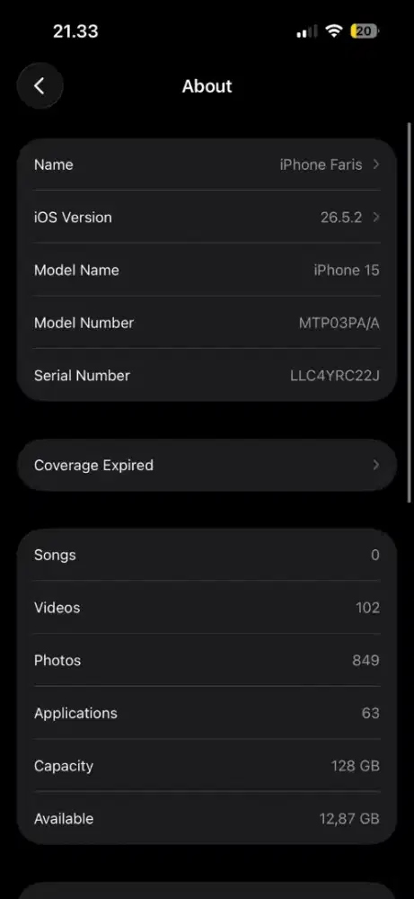 Iphone 15 128 ibox