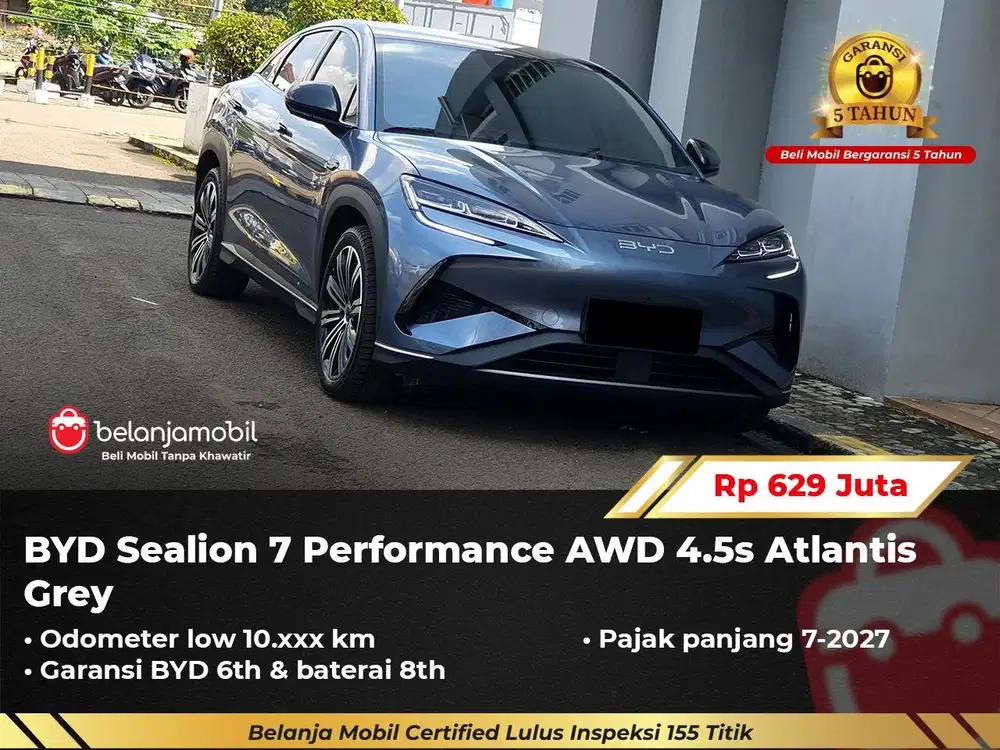[ AWD - KM 10RB ] BYD Sealion 7 Performance 4.5s AT 2025/2026