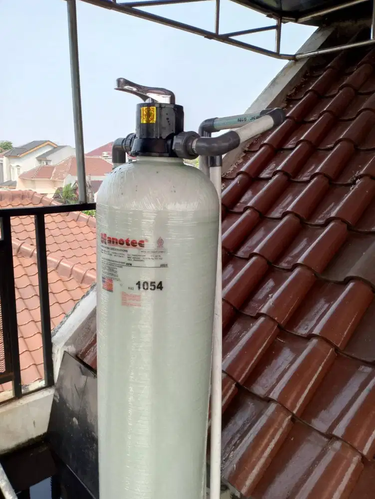 filter air sepaket dengan media/penjernih air kepala 3way