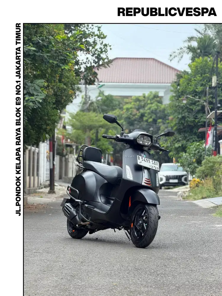 TERMURAH PIAGGIO VESPA SPRINT S150 ABS NEWMODEL TAHUN 2024 BLACK
