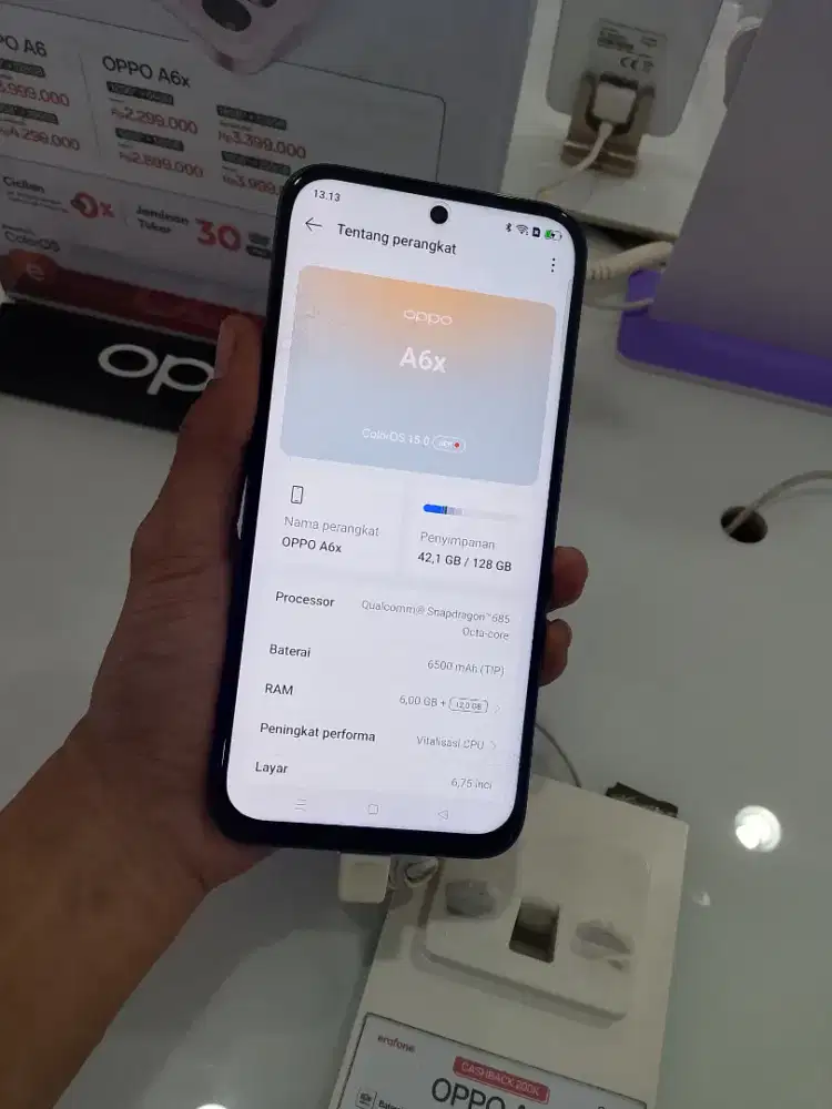Oppo A6x Ram 6/128gb Cicilan Ringan Tanpa DP