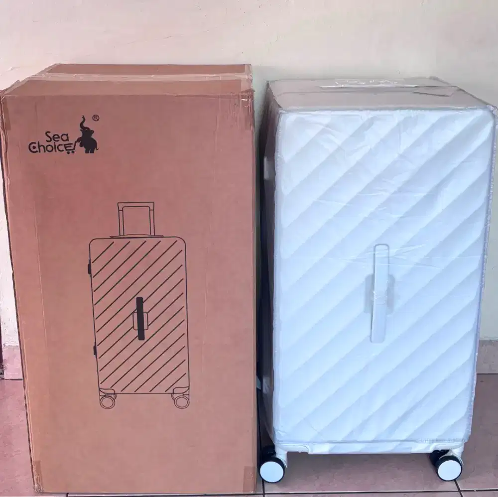 Suitcase Koper Sea Choice 30 Inchi Putih