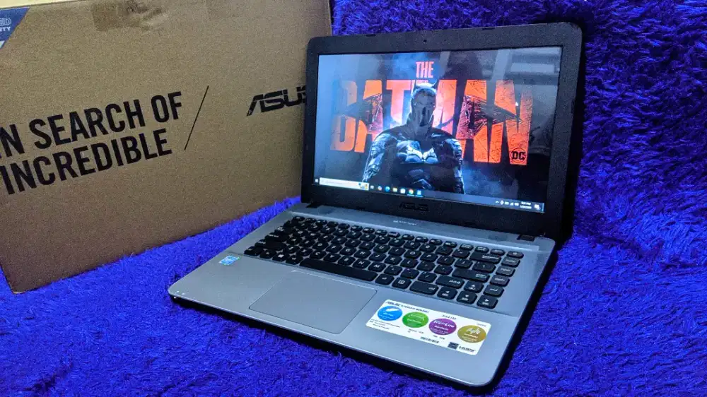 Laptop Asus x441m Mulus fullset