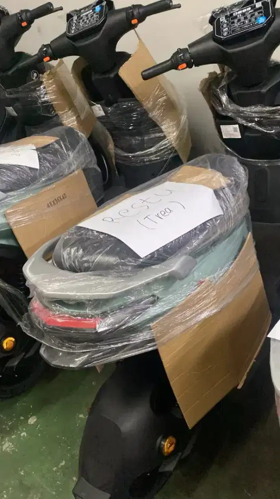 Sepeda listrik baru merk uwinfly D66B 600 Watt hijau tosca