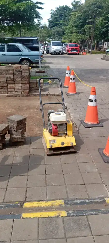 Stemper kodok jackhammer mesin roller 2ton