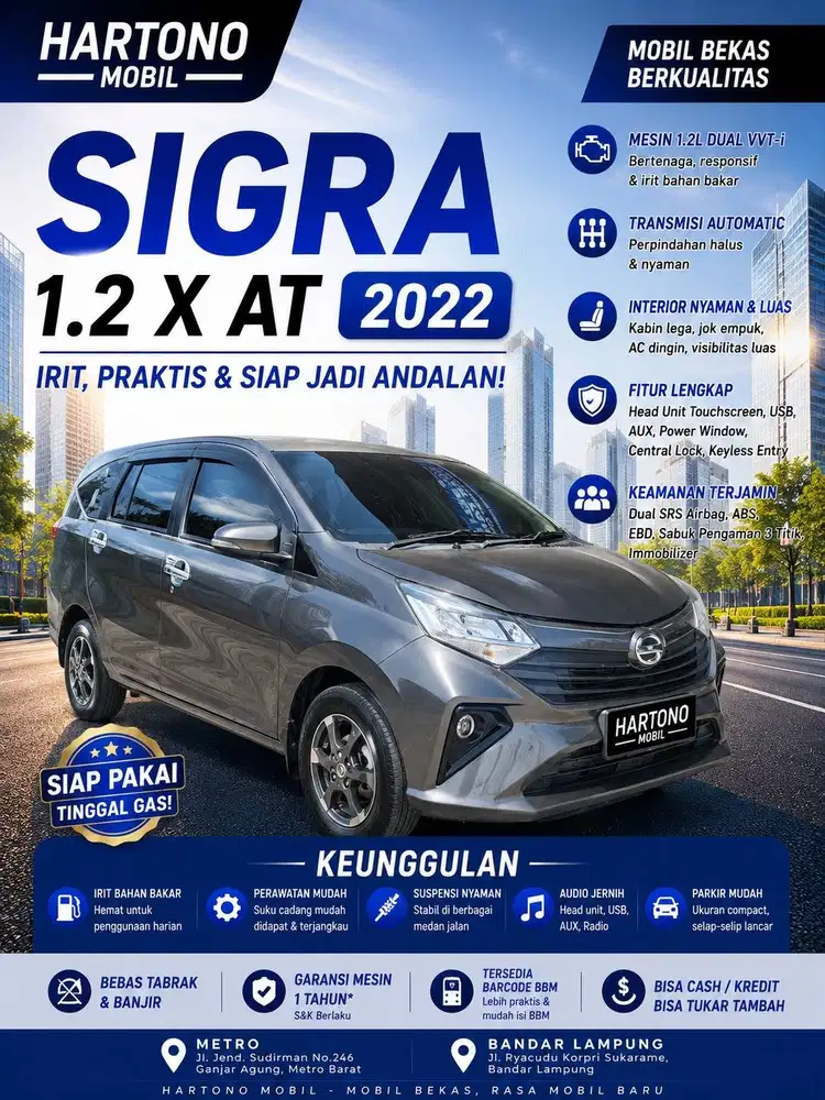 SIGRA 1.2 X AT 2022