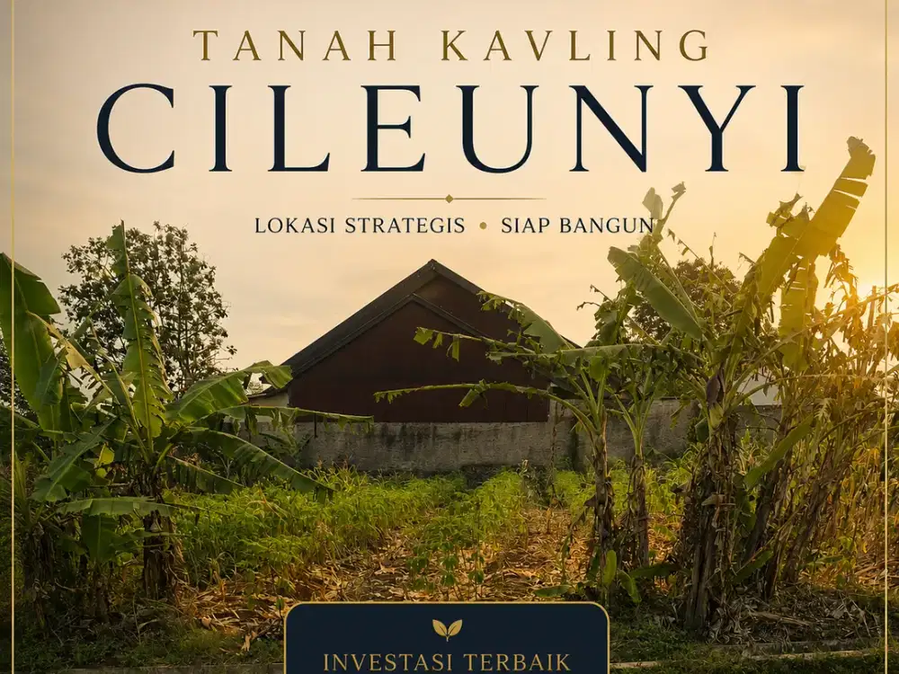 TANAH HOOK DI CILEUNYI 590 M² — SIAP BANGUN & SHM