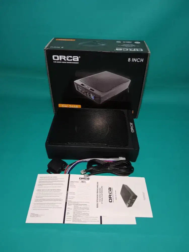 Subwoofer Kolong Aktip Bawah Jox ORCA seri SW-2668 8 250W Max
