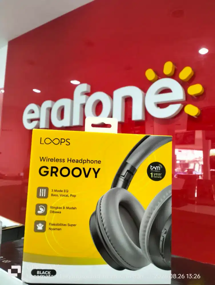 Promo Menarik Loops wireless Headphone Groovy di Erafone Ruko Antasari