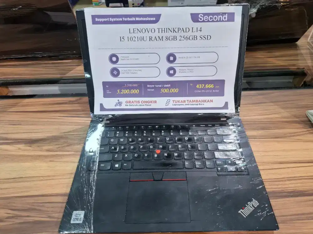 LAPTOP BEKAS LENOVO THINKPAD L14