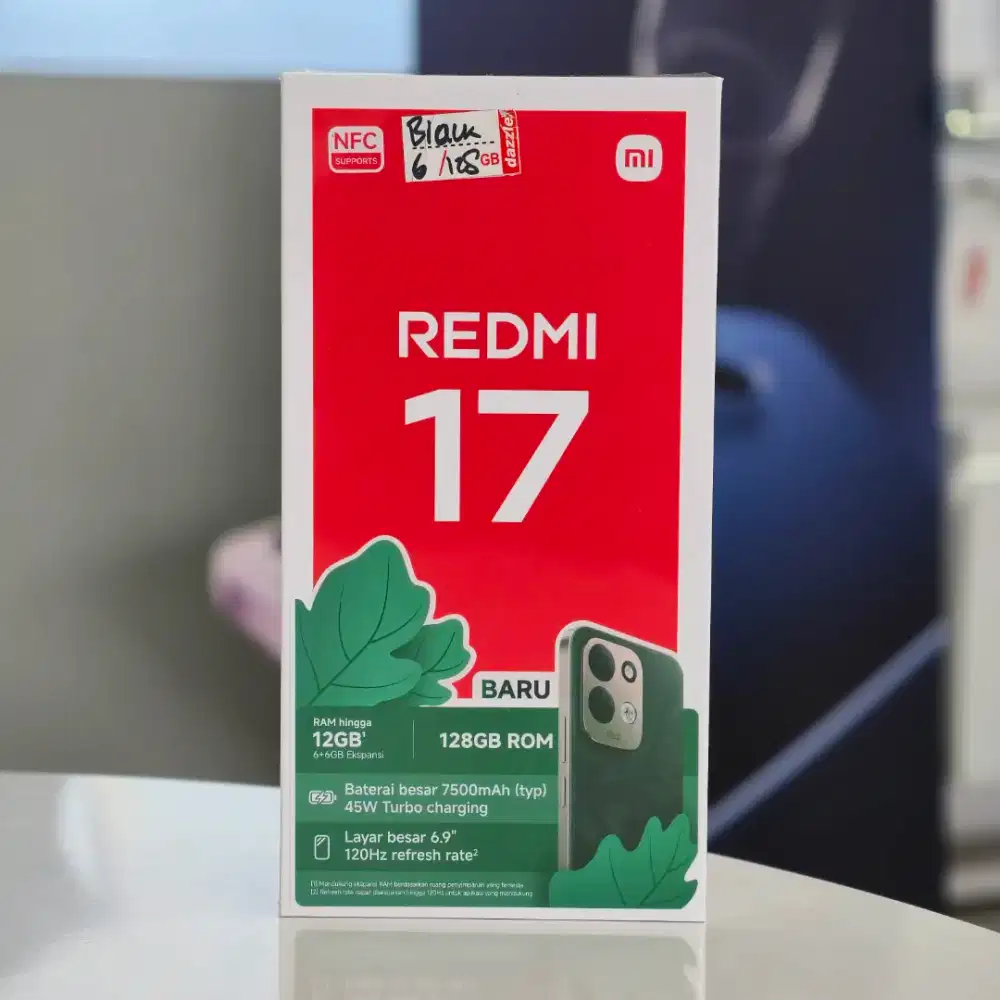 REDMI 17 4/128 UNIT BARU