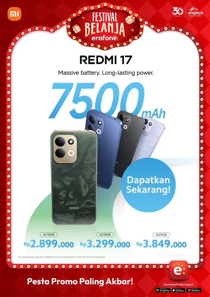 Redmi 17 4/128 baterai besar