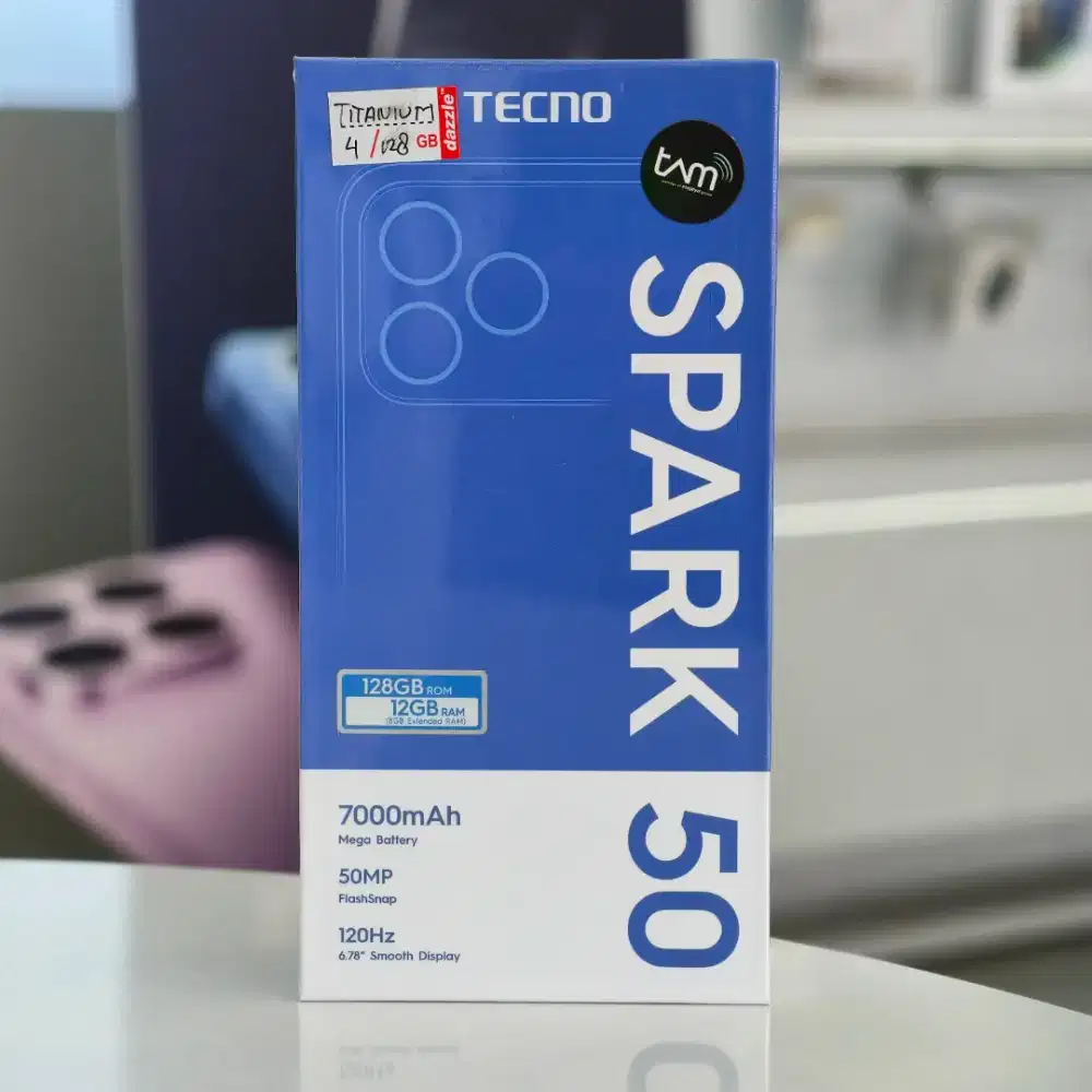 TECNO SPARK 50 RAM 4/128 NEW