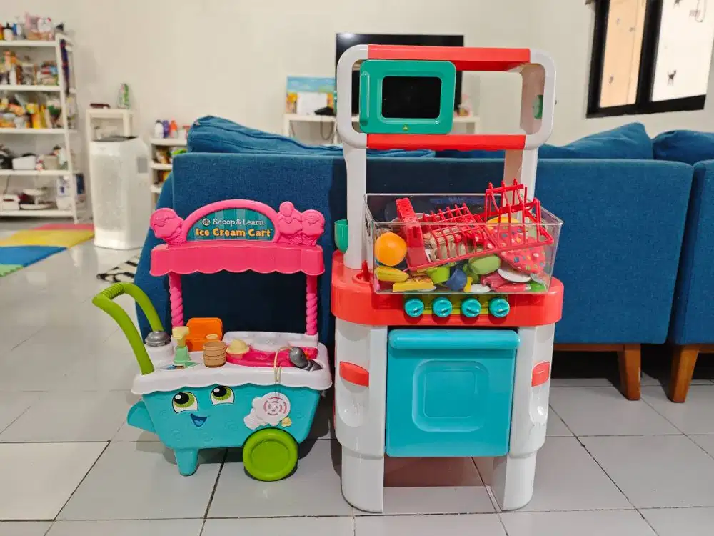 Mainan anak mesin ice cream 1 set