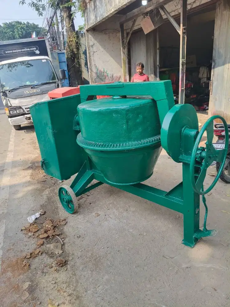 Jual Mesin Molen Beton Tiger Gentong 500liter Kondisi Mulus