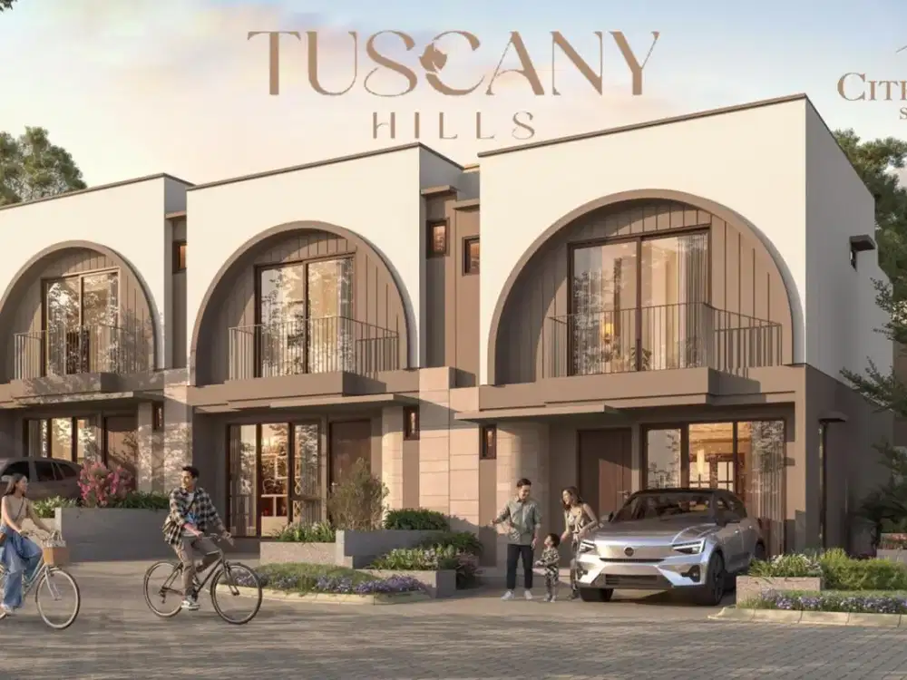 Dijual Rumah Terbaru 2 Lantai Cluster Tuscany Hills di Citra City Sentul, Bogor