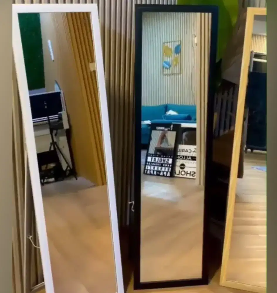 Dijual murah standing mirror full body gold