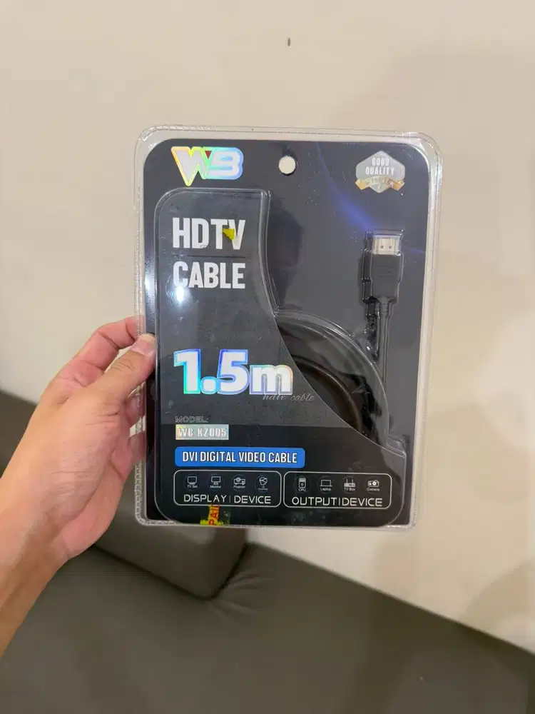 hdmi to hdmi male to male 1,5 meter