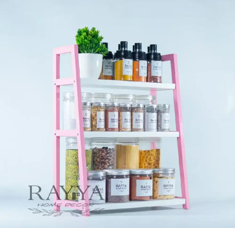 Rak Bumbu Dapur Serbaguna 3 Susun Jumbo