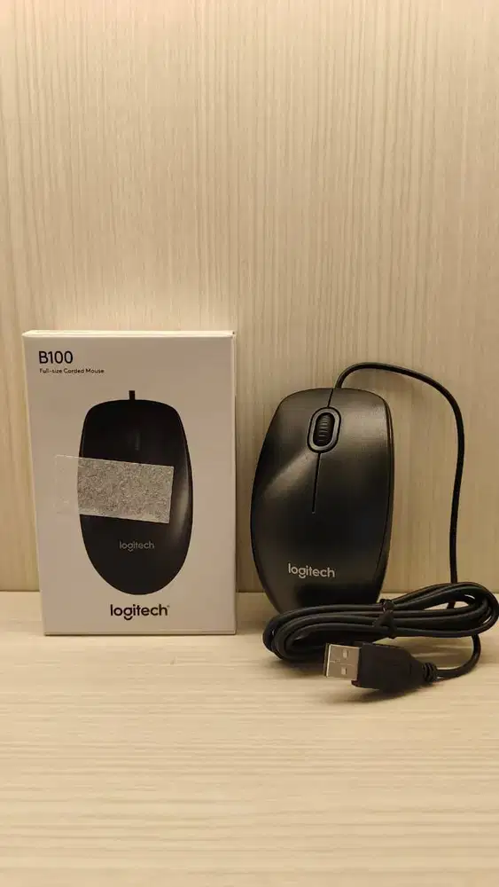 Mouse Logitech B100  Kabel USB - ORIGINAL