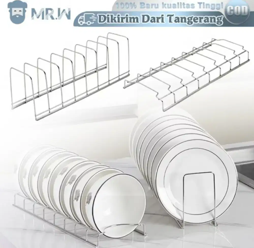 Rak Piring Stainless Rak Pi ing dalam kabinet kitchen set