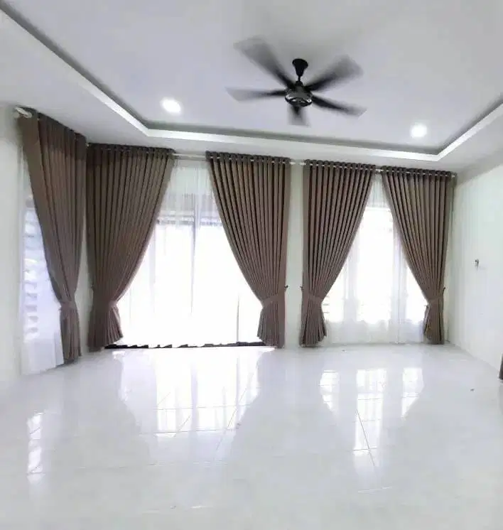 Jasa Pasang Gorden Custom Wallpaper Dinding 3D Gordyn Hordeng Korden