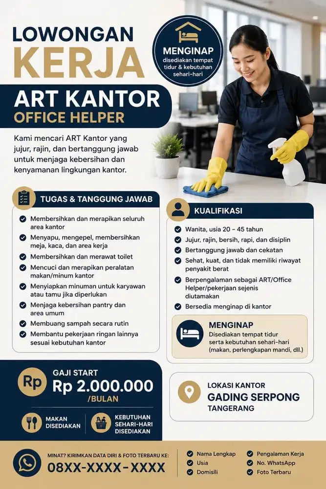 LOKER ART GADING SERPONG