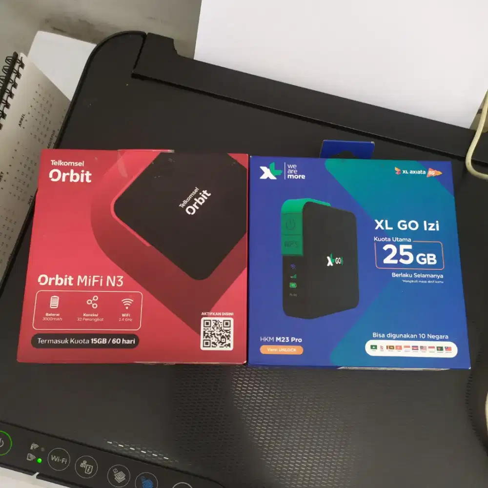 BEKAS 3000MAH MODEM WIFI HKM UNLOCK 4G