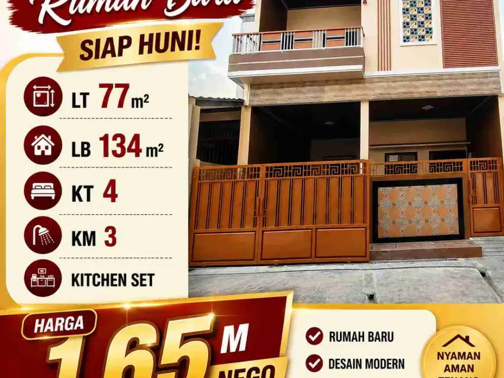 jual rumah poris indah