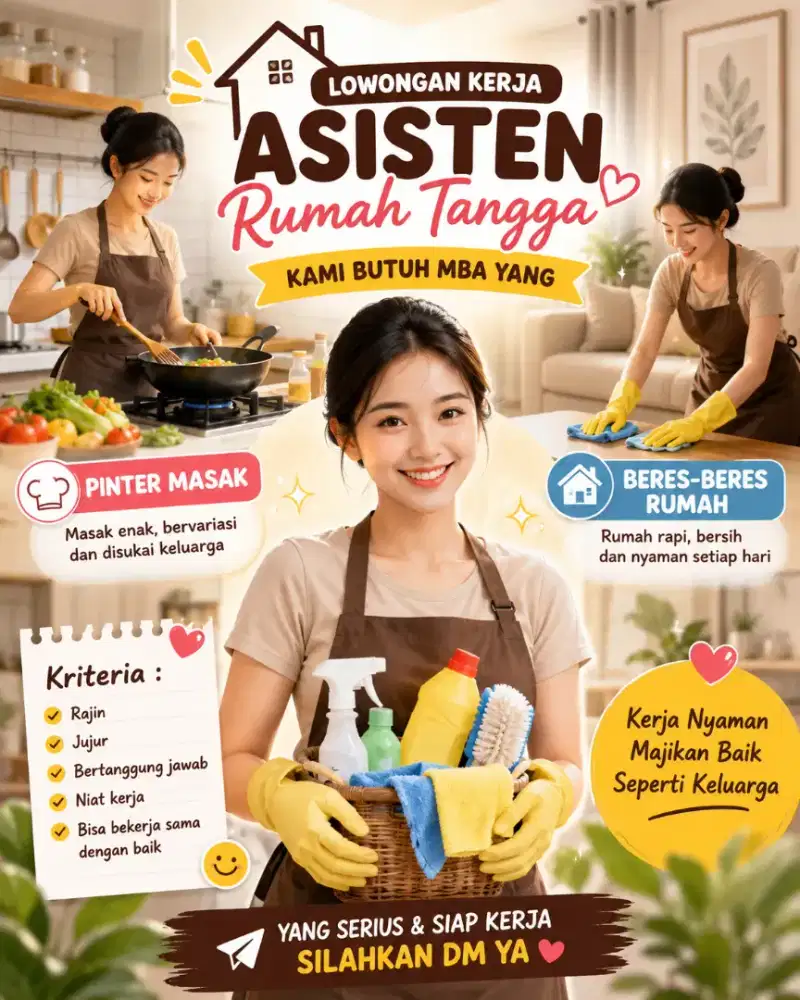 Loker asisten rumah tangga
