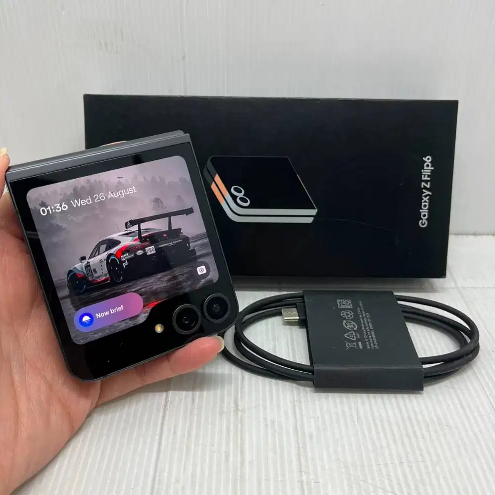 SUPER MURAH ! EXCLUSIVE SAMSUNG GALAXY Z FLIP 6 5G 12/256 BLACK CRAFTE