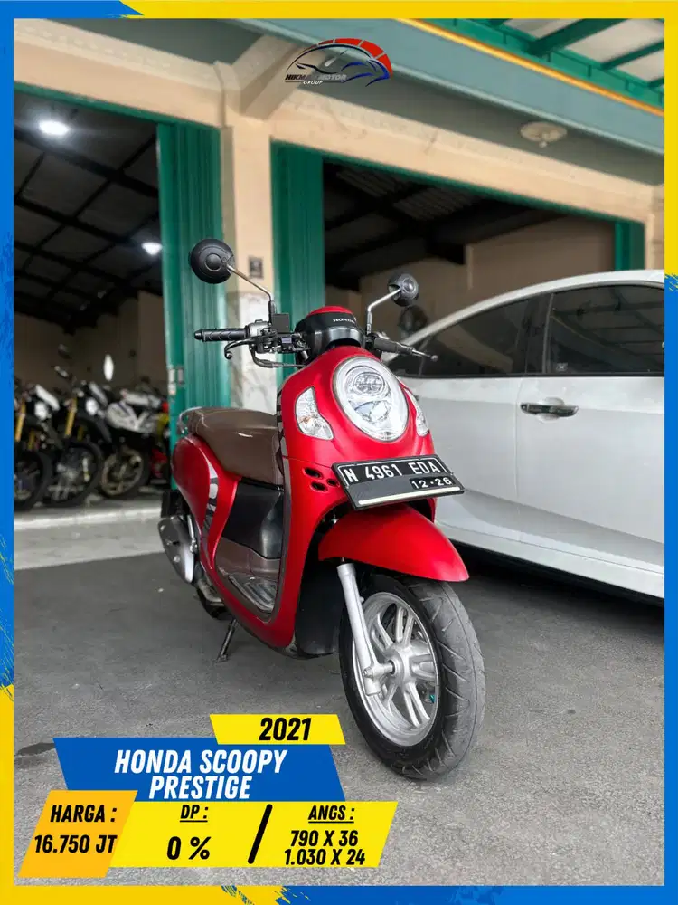 HONDA SCOOPY PRESTIGE 2021 GASSKEUN BOSSKU HIKMAH MOTOR KEPUH MALANG