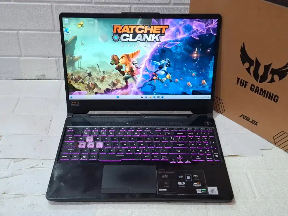 ASUS TUF GAMING F15/Intel core i7-10870H/GTX 1650 Ti RAM 16GB SSD512GB