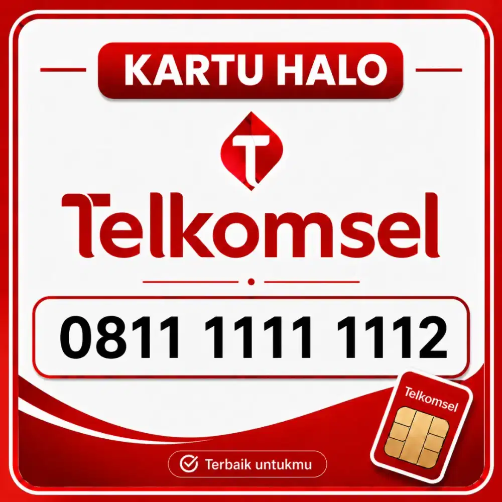 Nomor Cantik 12Digit Halo Telkomsel