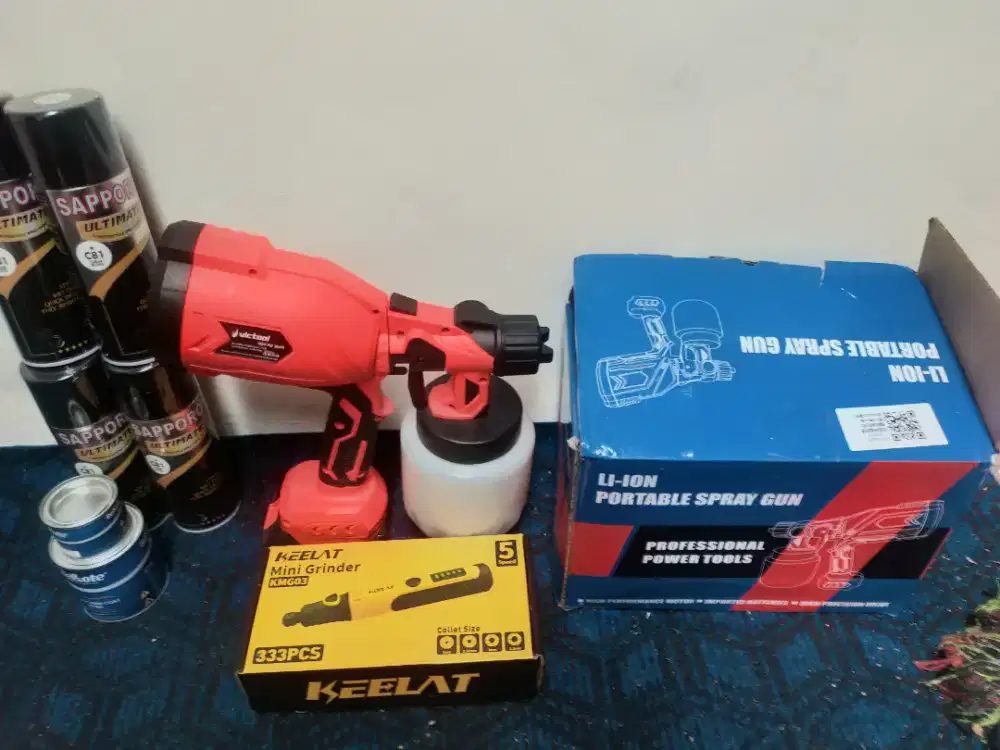 Spray Gun Elektrik & Mini Gerinder  BANYAK BONUS