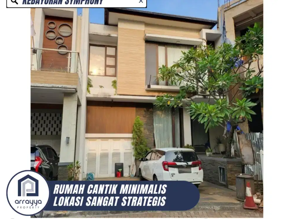 DIJUAL RUMAH CANTIK MODERN 2 LANTAI SIAP HUNI LINGKUNGAN ASRI DI KEBAYORAN SYMPHONY (DM74)