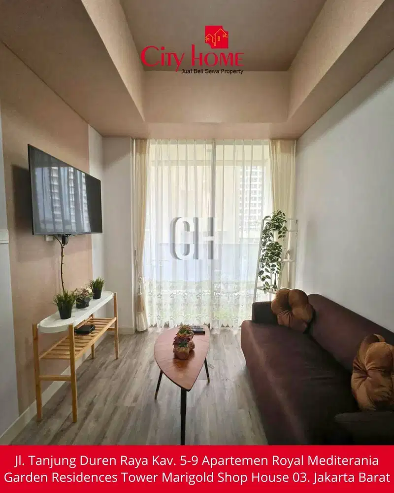 Disewakan Apartemen 1 BR Furnished di Taman Anggrek Residences