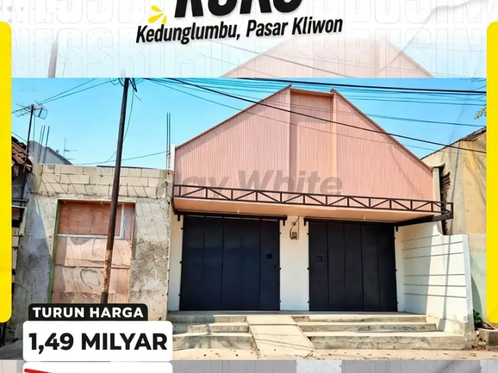 Dijual Ruko Siap Pakai 142meter Mobil Simpangan dekat BTC Pasar Kliwon Solo