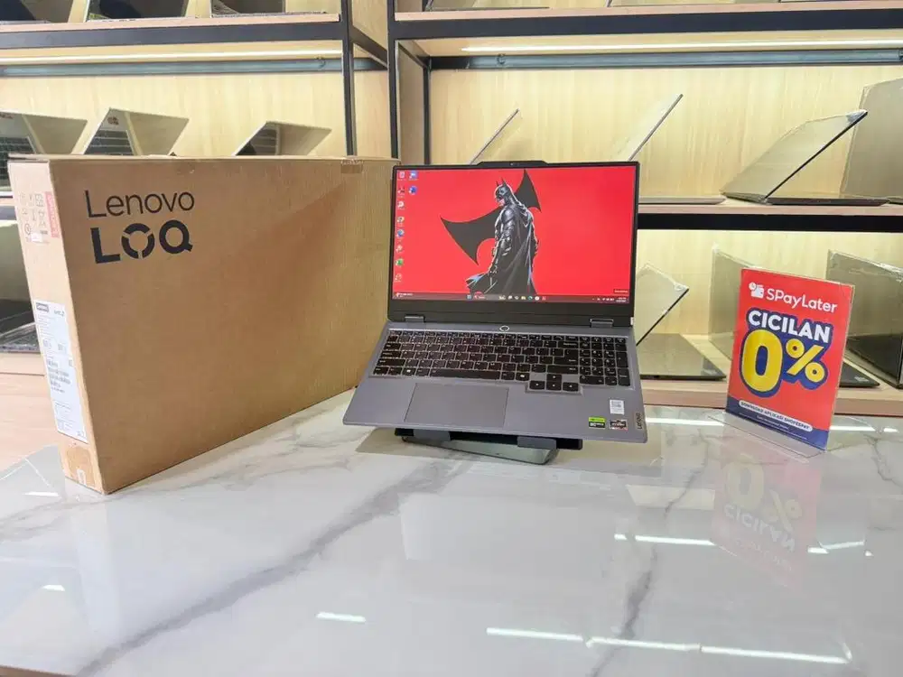LAPTOP GAMING LOQ RYZEN 7 RTX4060 8 GB FULSET GARANSI