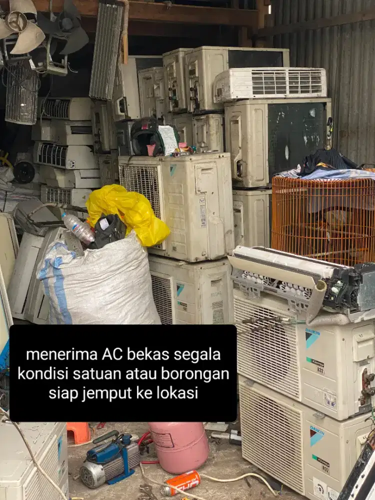 Tampung AC bekas