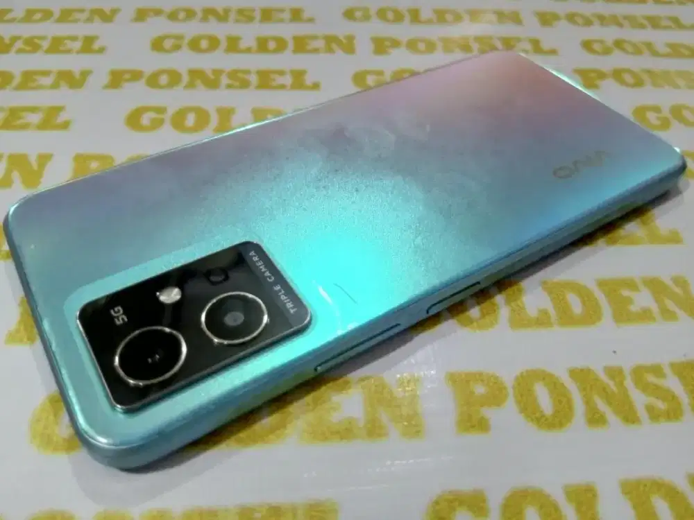 Vivo T1-5G.Finger.Ram 4+4/128GB.ORI #GOLDEN PONSEL