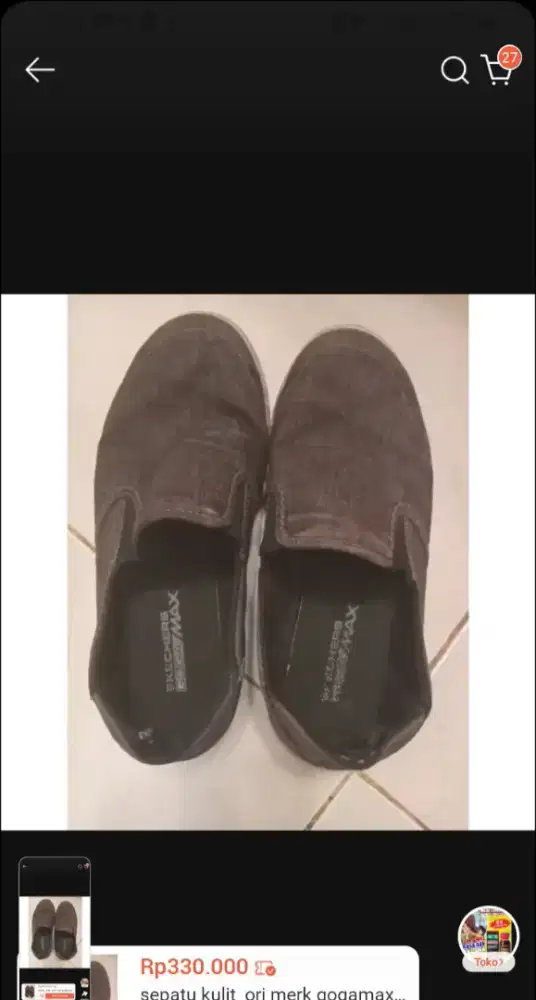 Sepatunulit ori sizec42