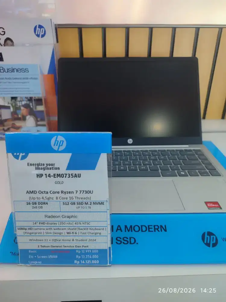 HP 14EM0735AU Bisa Kredit free DP Bunga ringan