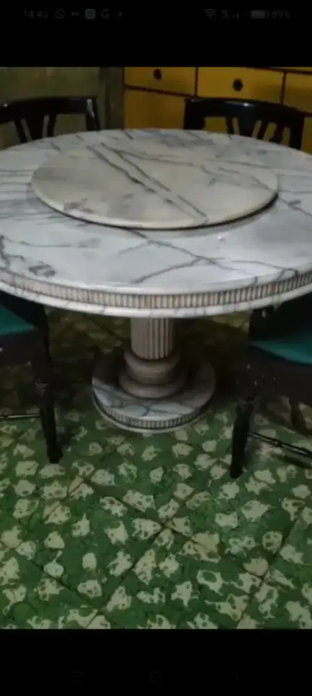 Dijual meja marmer impor asli